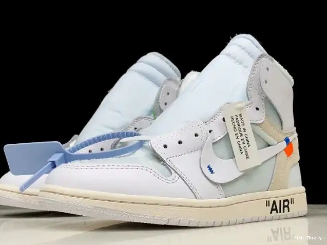 Kicked Out Shoe Store Jordan Off-White Retro White 1 Air High AQ0818-100 0531